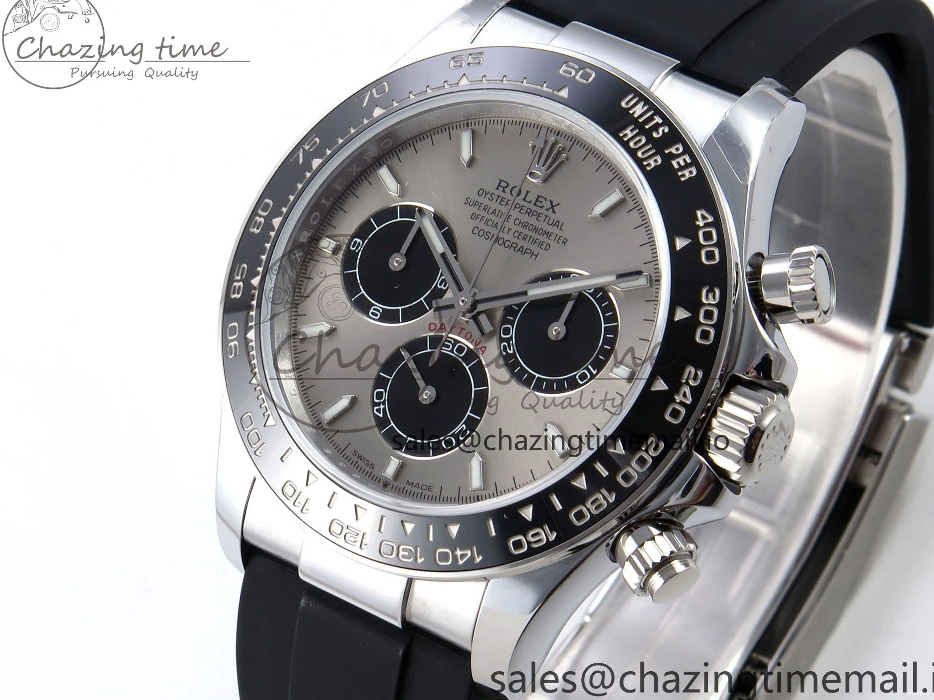 MiroTime 0520 SunProtective Daytona 126519 QF 1:1 Best Edition Gray Black Dial on Oysterflex Strap SH4131 V6（Gain Weight） 1203